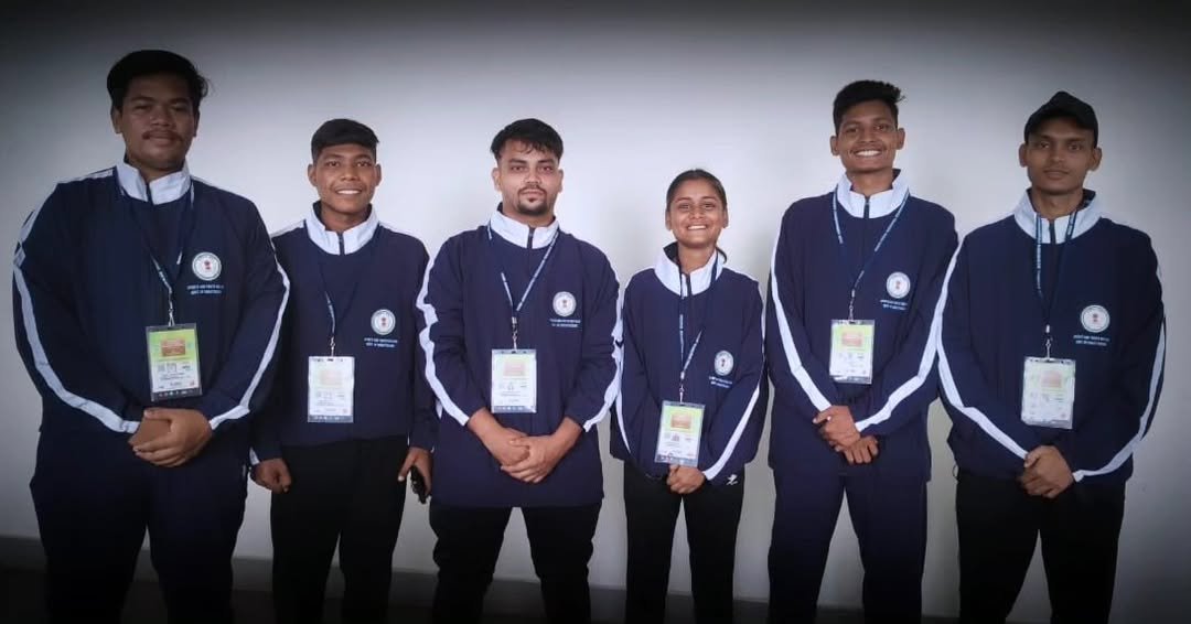 CMA athletes in state team tracksuits